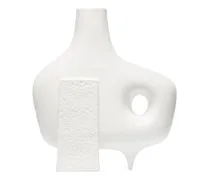 Mittelgroße Paradox Porzellanvase - Weiß