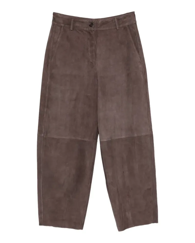 VIA MASINI 80 Hose mit Wildledereffekt - Braun Braun