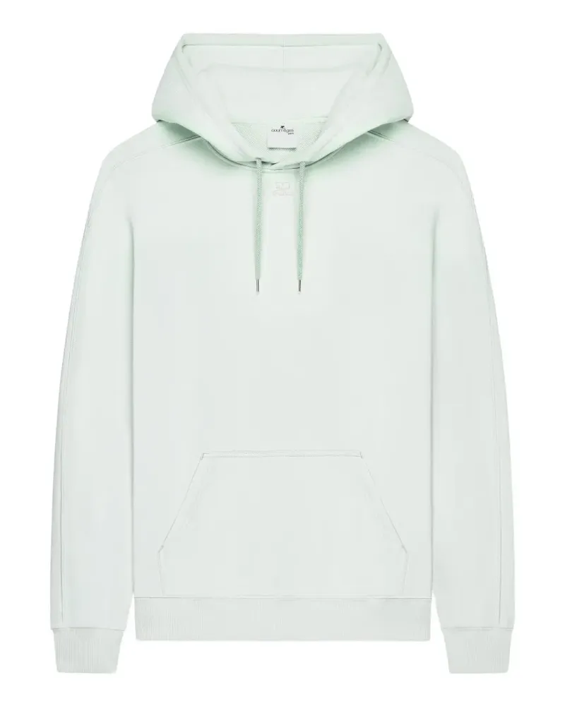 Courrèges Hoodie mit Kängurutasche - Grün Grün