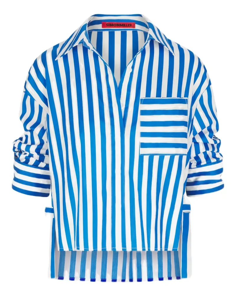 Simon Miller Ayre Popeline-Hemd - Blau Blau