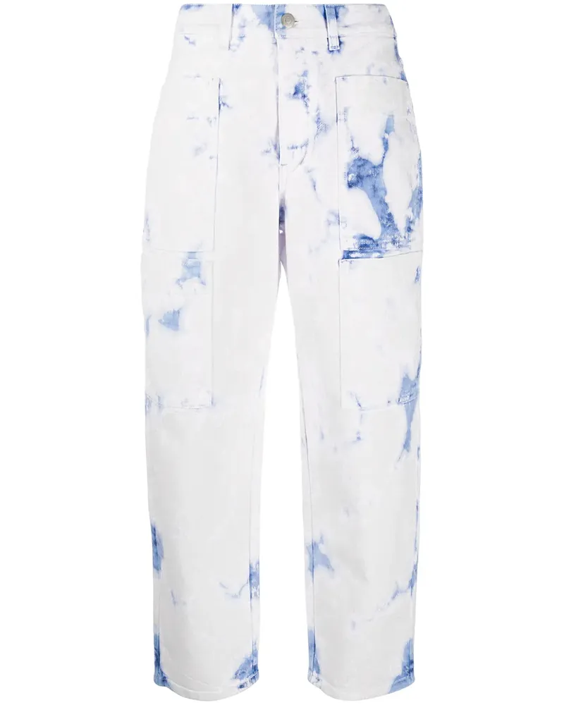 Stella McCartney Cropped-Jeans - Weiß Weiß