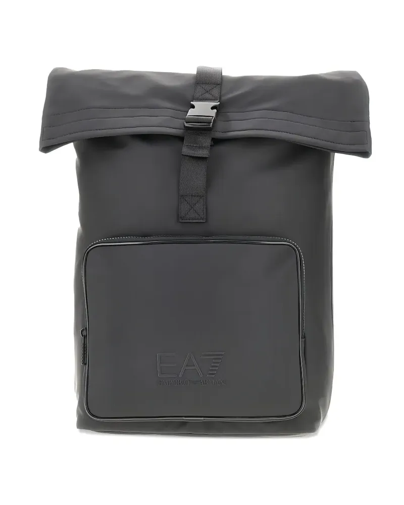 EA7 roll top backpack - Schwarz Schwarz