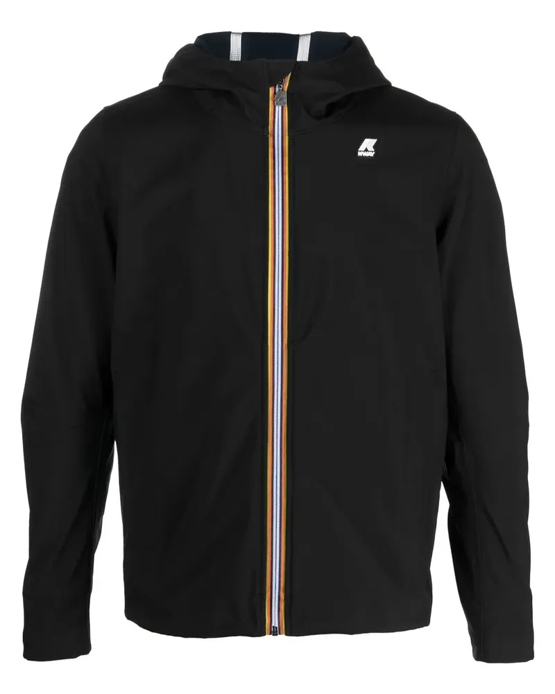 K-Way Jack Bonded Kapuzenjacke - Schwarz Schwarz
