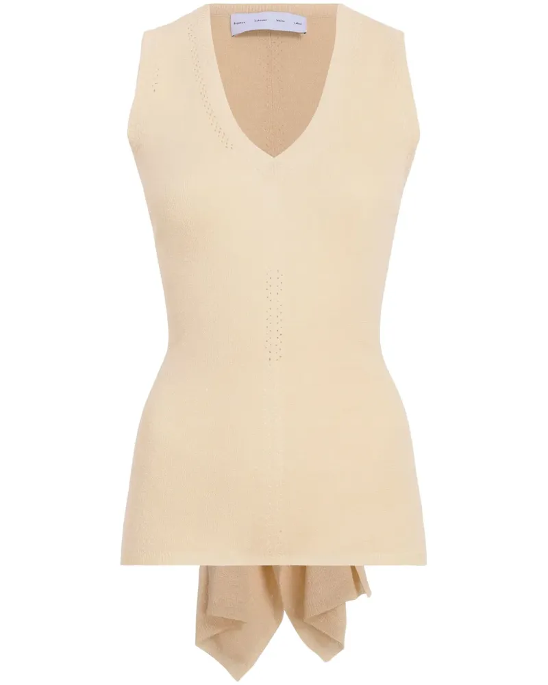Proenza Schouler Heyde Weste - Nude Nude