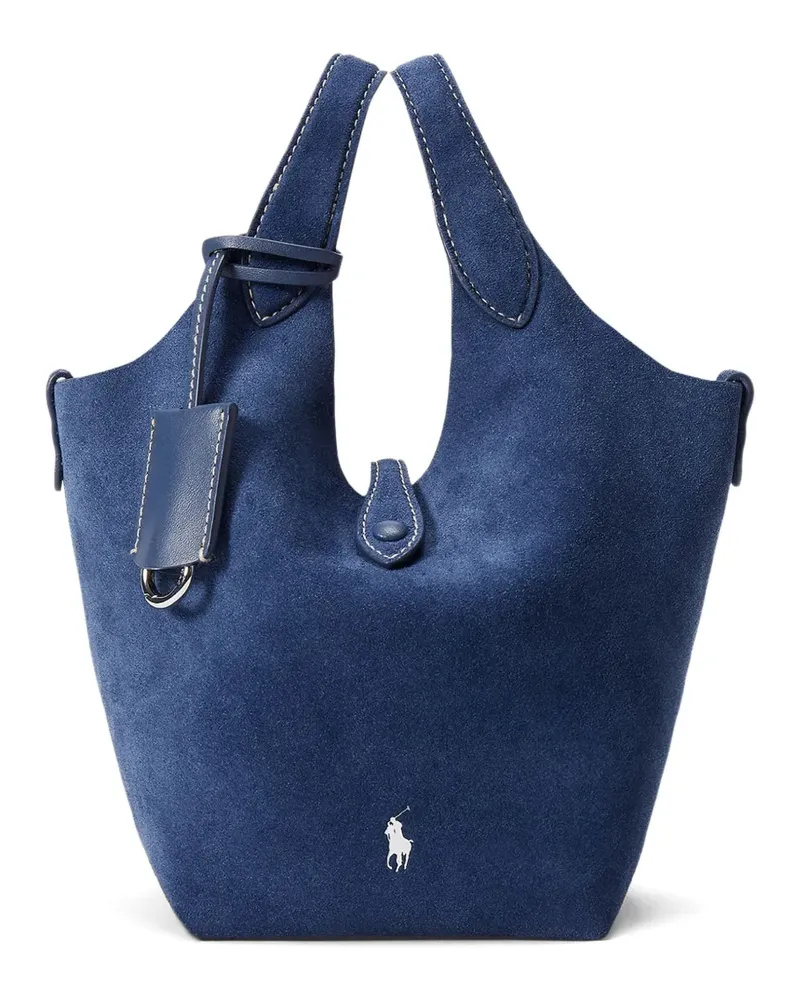 Ralph Lauren Handtasche aus Wildleder - Blau Blau