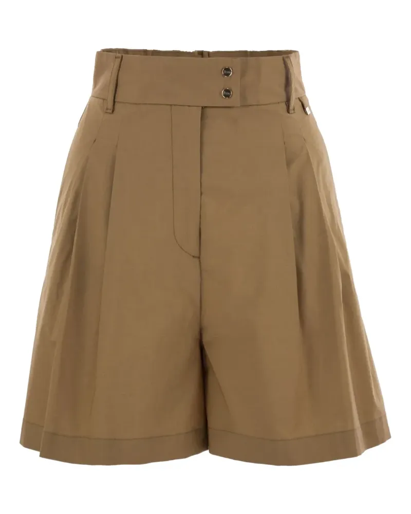 Herno Shorts mit Knopfverschluss - Braun Braun