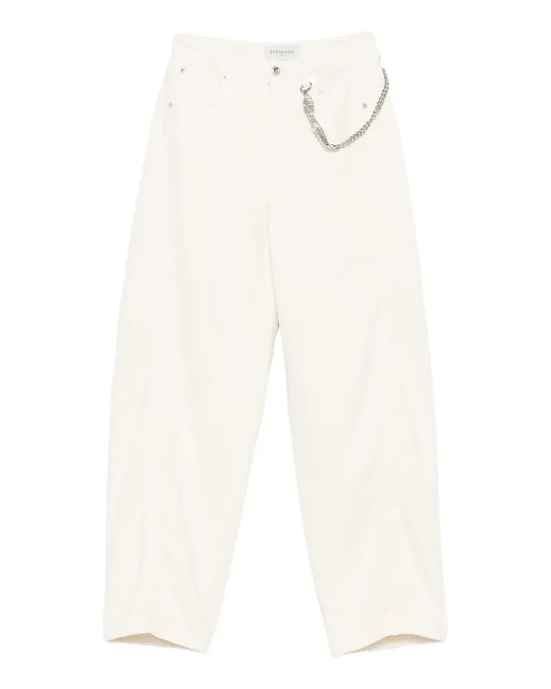 Ermanno Scervino Hose mit Kristallen - Weiß Weiß