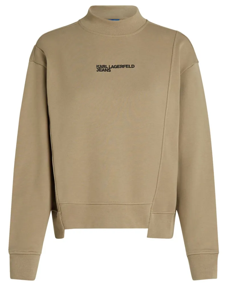 Karl Lagerfeld Asymmetrisches Sweatshirt - Nude Nude