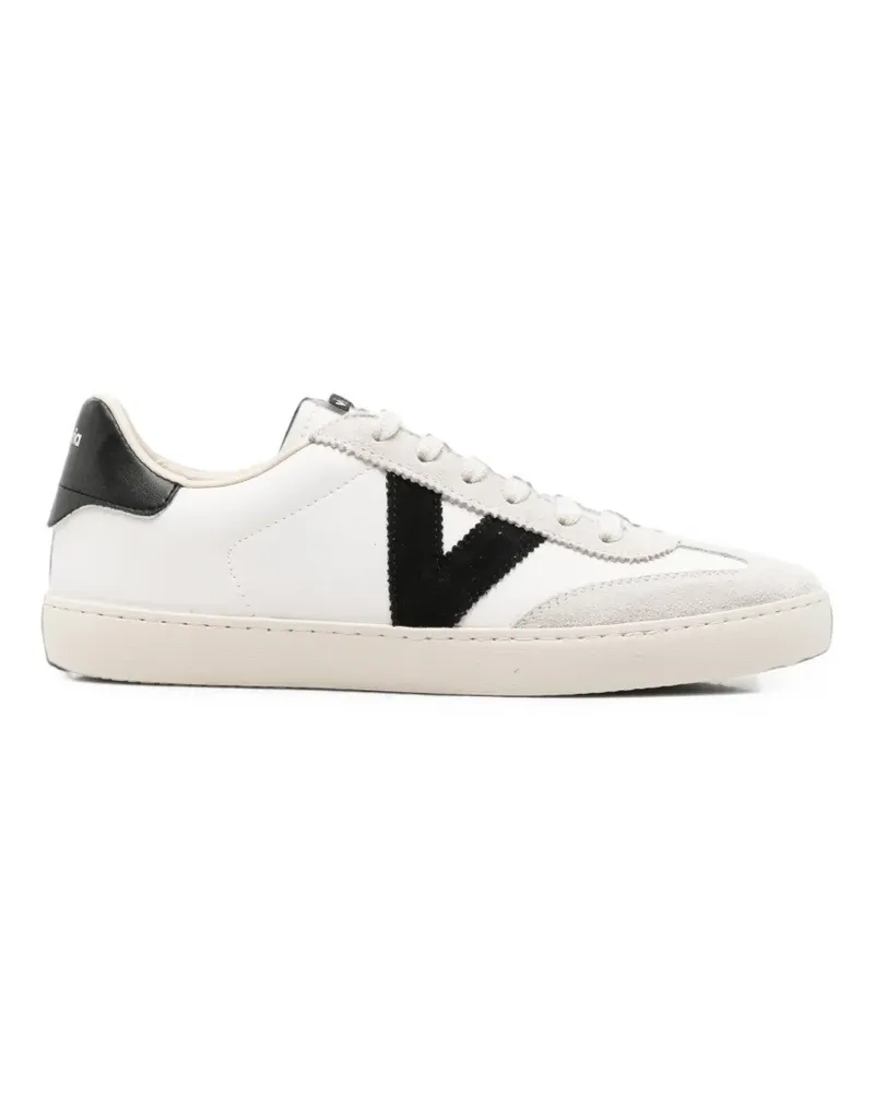 Victoria logo-patch panelled sneakers - Weiß Weiß