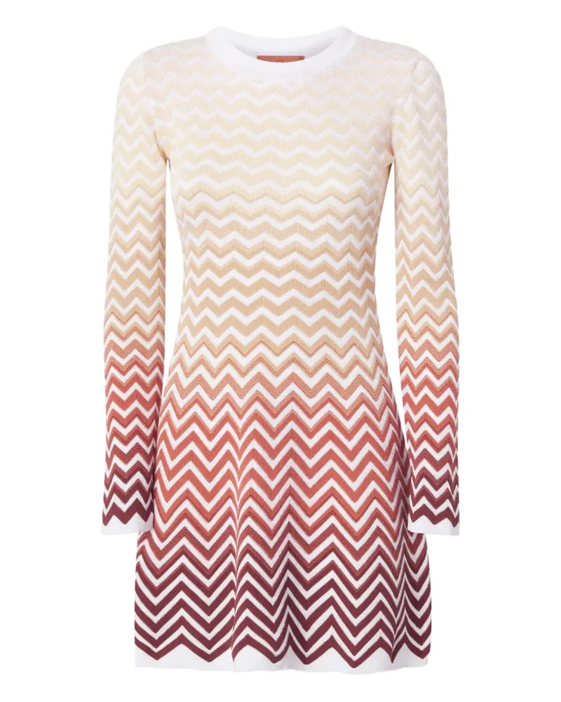 Missoni Kleid mit Zickzackmuster - Nude Nude