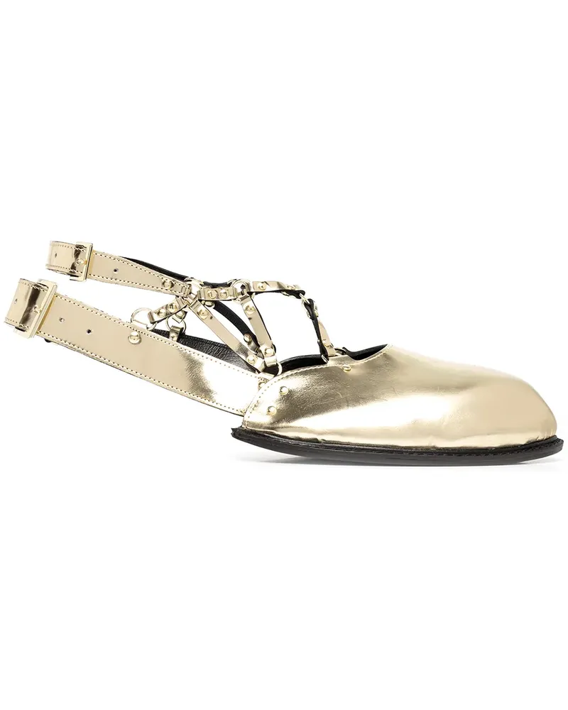 Noir Kei Ninomiya Schuh-Accessoire - Gold Gold