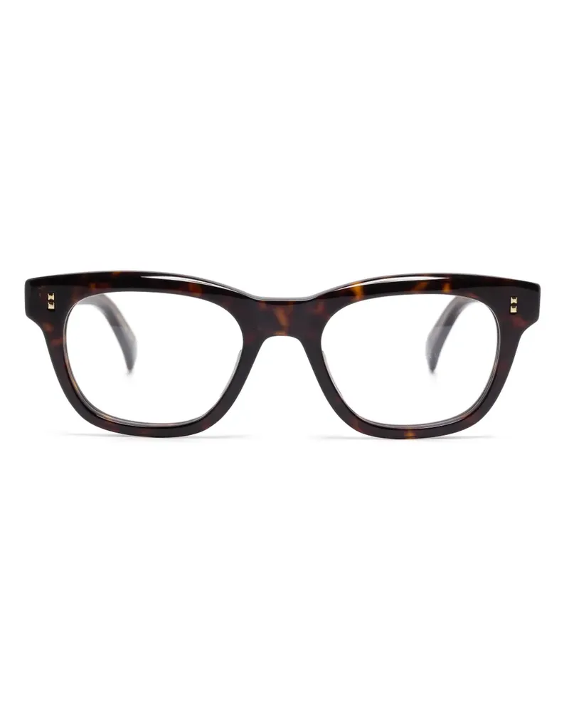 Dunhill Brille mit eckigem Gestell - Braun Braun