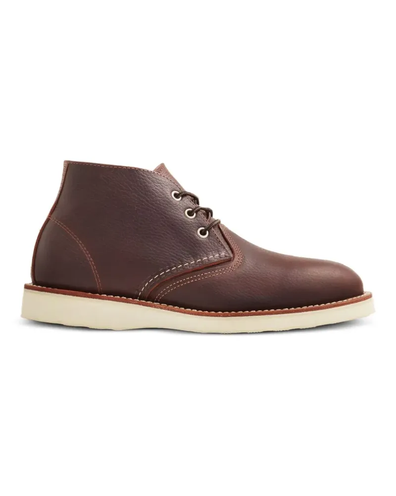 Red Wing Shoes Work Chukka leather boots - Braun Braun