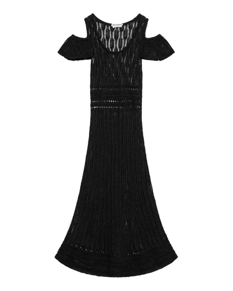 J.W.Anderson Gestricktes Midikleid - Schwarz Schwarz