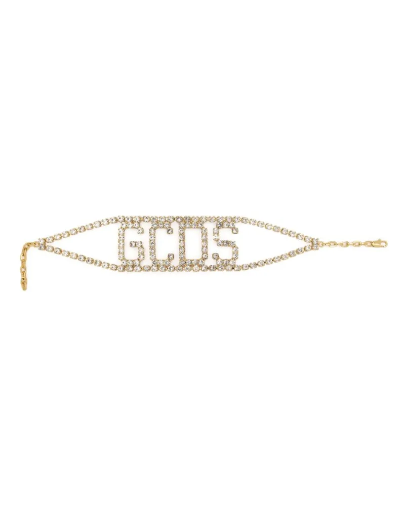 GCDS Choker mit Logo Gold