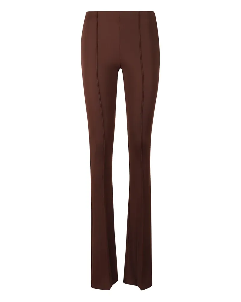 The New Arrivals Ilkyaz Ozel Ausgestellte Hose mit Nahtdetail - Rot Rot