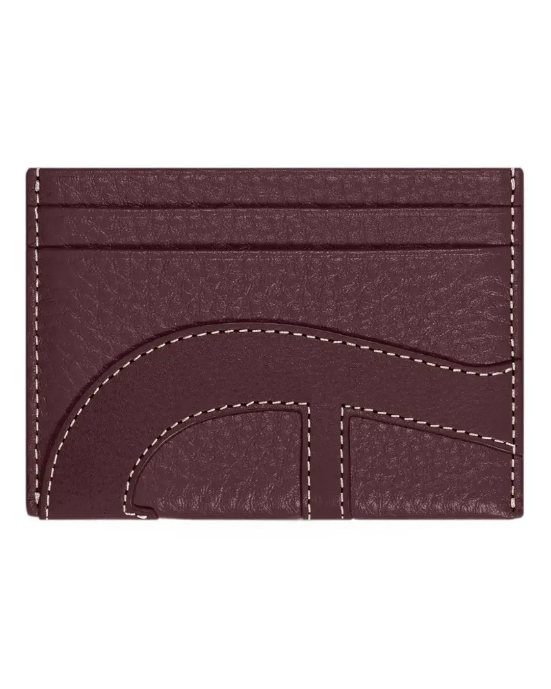 Aigner Deborah grained-leather cardholder - Rot Rot