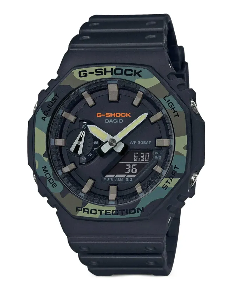 Casio G-Shock Camouflage 45mm watch - Schwarz Schwarz