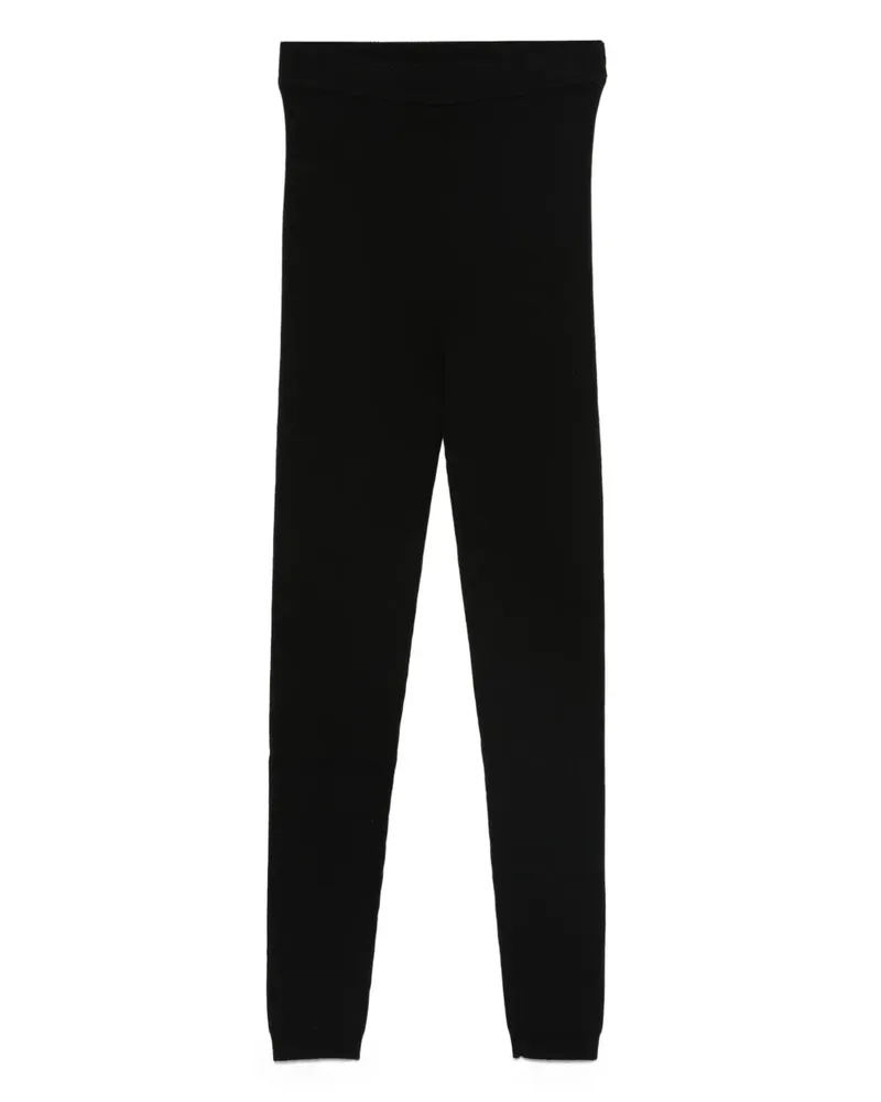 P.A.R.O.S.H. P.A.R.O H. Leggings aus Wolle - Schwarz Schwarz