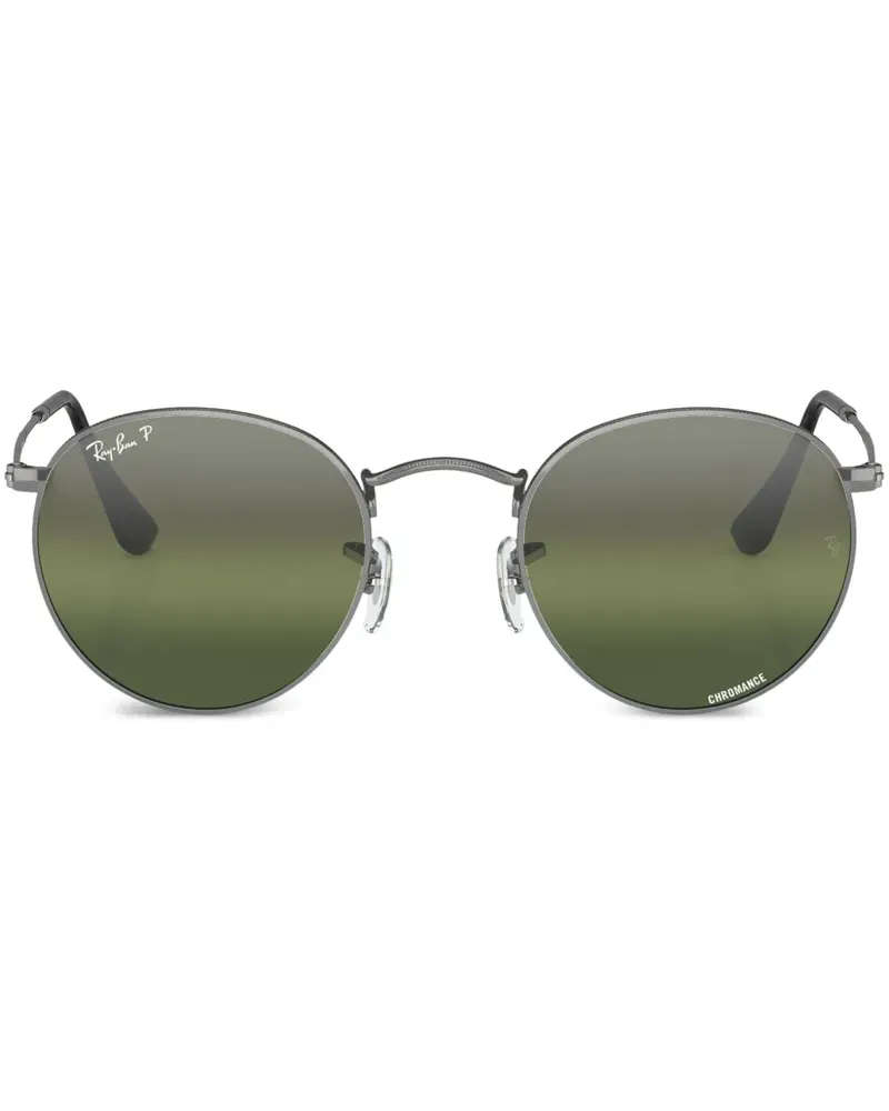 Ray Ban Runde Chromance Sonnenbrille - Grau Grau