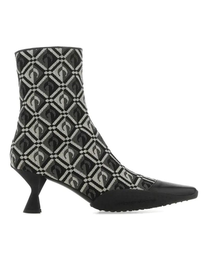 Marine Serre Moon Diamant ankle boots - Schwarz Schwarz