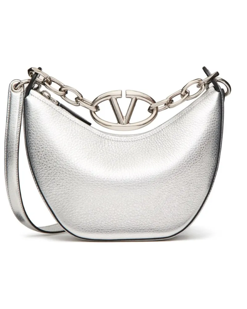 Valentino Garavani Mini VLogo Moon Tasche - Silber Silber