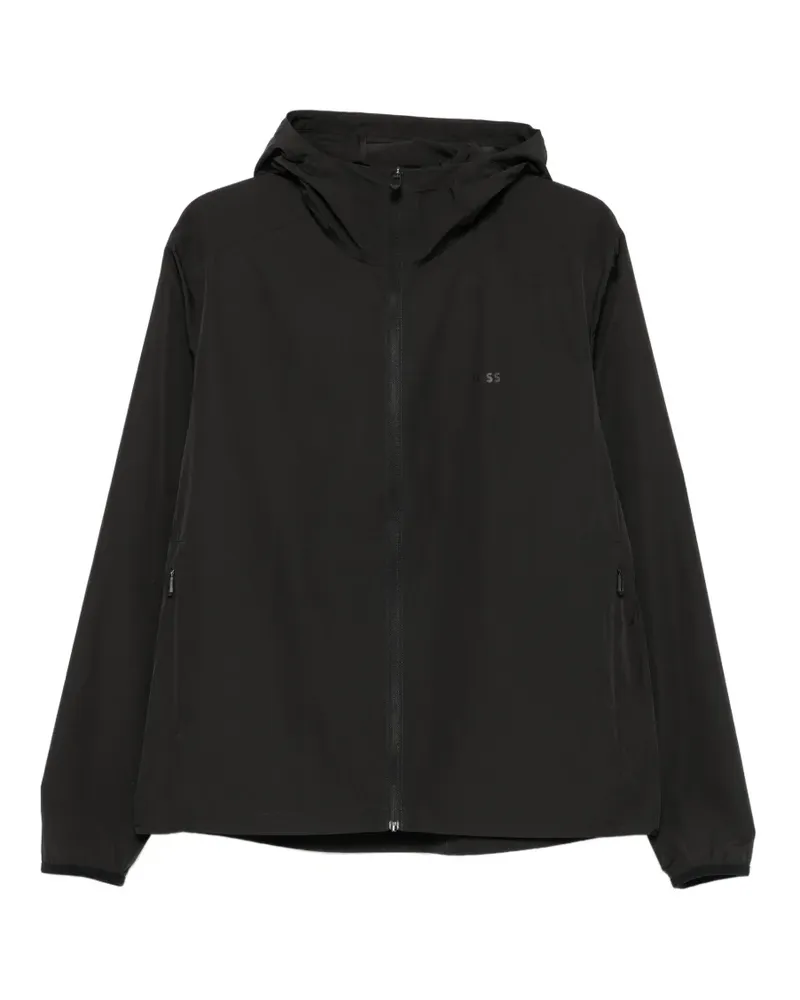 HUGO BOSS Kapuzenjacke mit Reißverschluss - Schwarz Schwarz