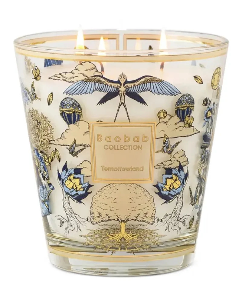 Baobab Collection Signature Tomorrowland glass candle - Weiß Weiß