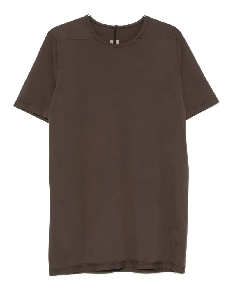 DRKSHDW by Rick Owens central-seam short-sleeve T-shirt - Braun Braun