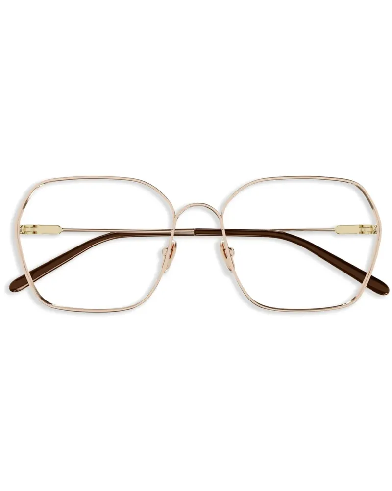Chloé Brille mit Logo-Gravur - Gold Gold