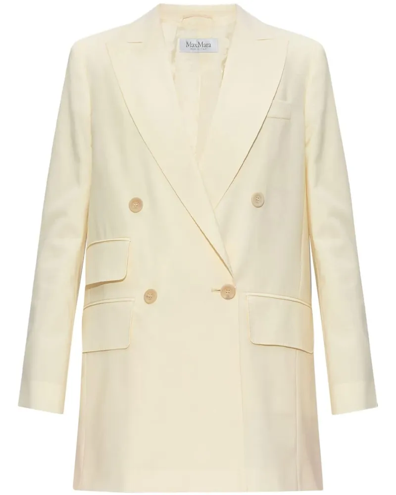 Max Mara Doppelreihiger Blazer - Nude Nude