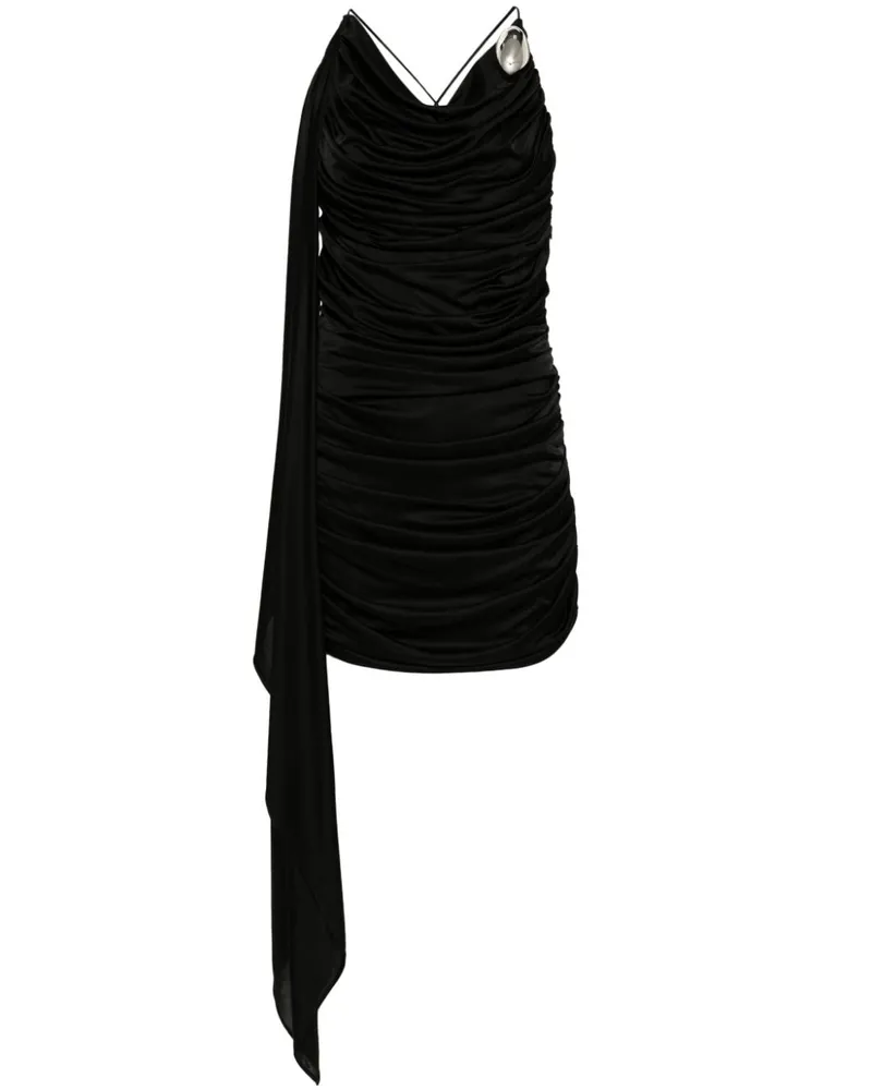 Giuseppe di Morabito Minikleid mit Brosche - Schwarz Schwarz