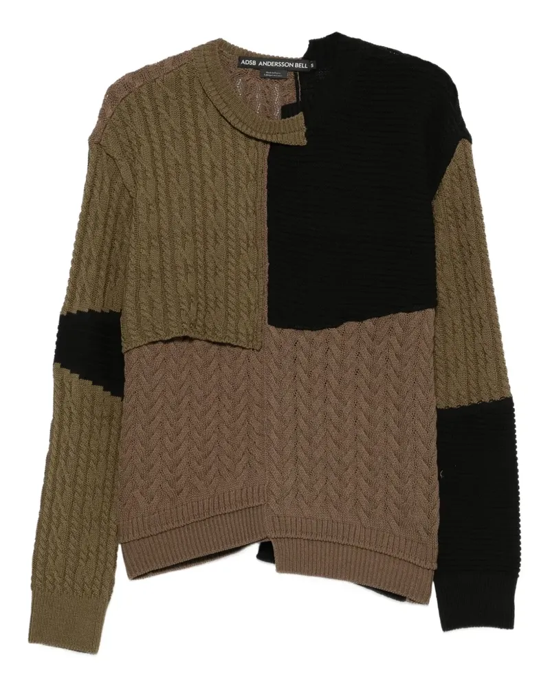 Andersson Bell Pullover mit Zopfmuster - Grün Grün