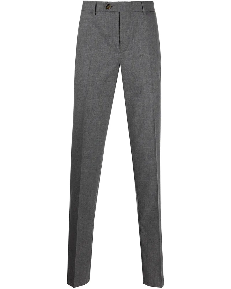 Brunello Cucinelli Klassische Slim-Fit-Hose - Grau Grau