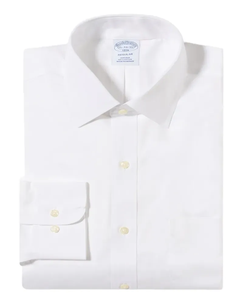 Brooks Brothers Ainsley Oxford-Hemd - Weiß Weiß