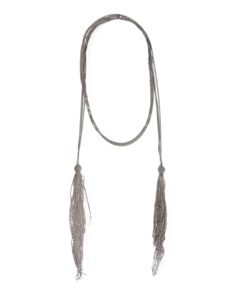 Ann Demeulemeester Ieta Halskette - Silber Silber