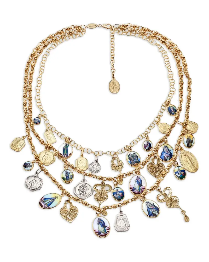 Dolce & Gabbana 18kt Sicily Goldhalskette Gold