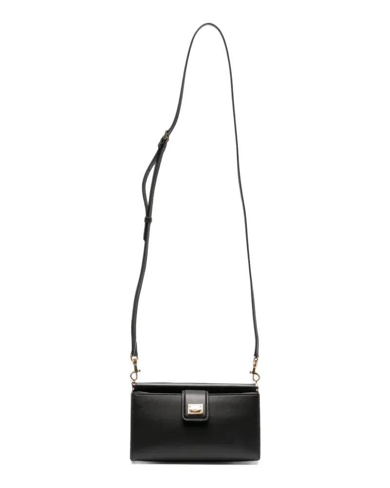 Dolce & Gabbana Handytasche aus Kalbsleder - Schwarz Schwarz