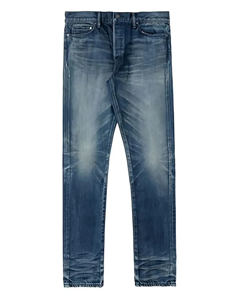 John Elliott + Co Jeans mit ausgeblichenem Effekt - Blau Blau