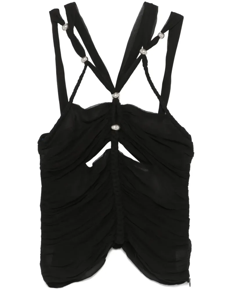 Isabel Marant Revon Oberteil - Schwarz Schwarz