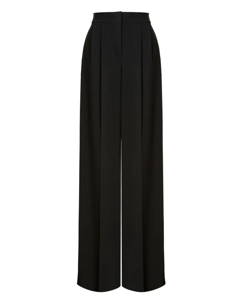 Alberta Ferretti Hose mit Bügelfalten - Schwarz Schwarz