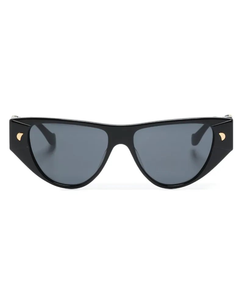 Nanushka Sonnenbrille mit Cat-Eye-Gestell - Schwarz Schwarz