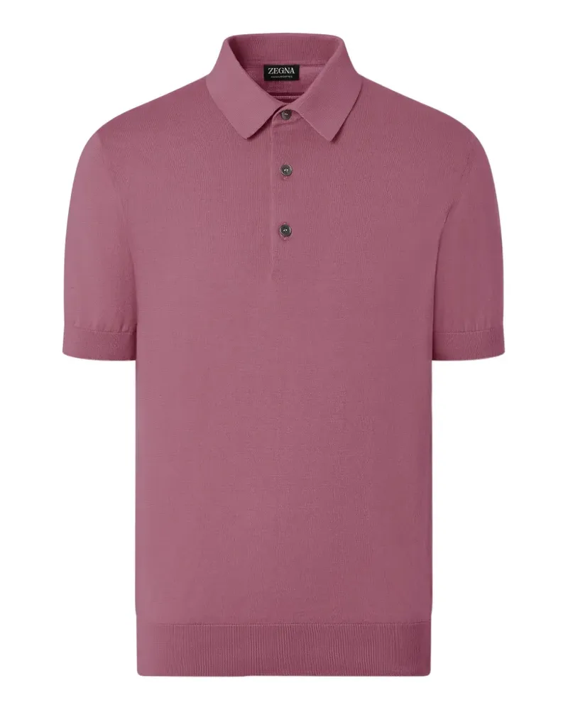 Ermenegildo Zegna Klassisches Poloshirt - Rosa Rosa