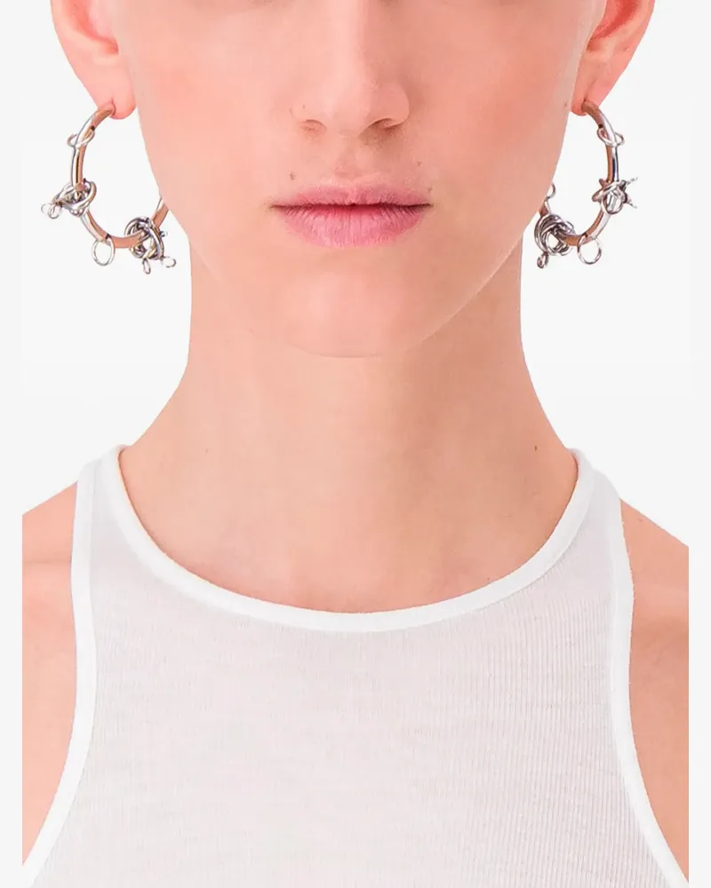 Justine Clenquet Fiona earrings - Silber Silber