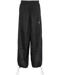 adidas Jogginghose mit weitem Bein Schwarz