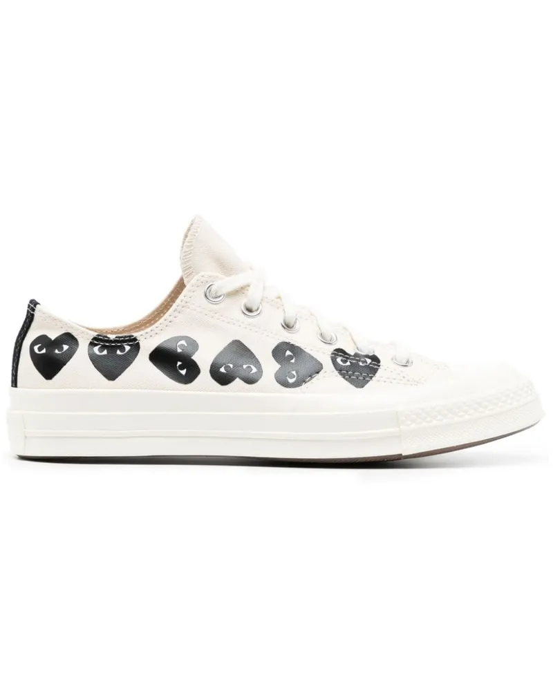Comme des Garçons x Converse Chuck 70 Multi Heart Sneakers - Nude Nude