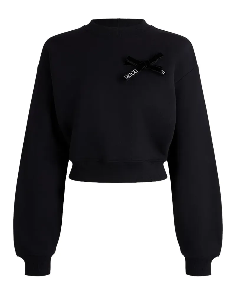 Patou bow-detail sweatshirt - Schwarz Schwarz