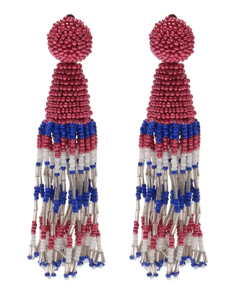 Maliparmi beaded-embellisment earrings - Rosa Rosa