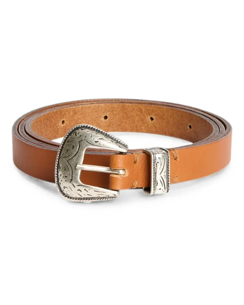 CMMN SWDN Glock Western leather belt - Braun Braun