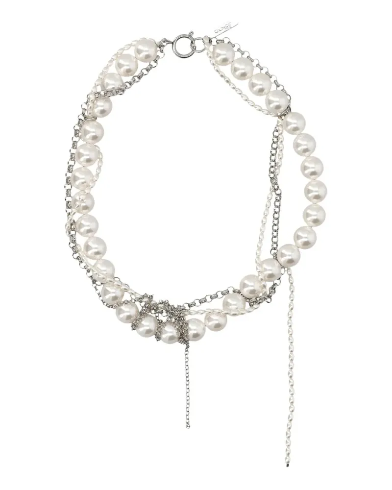 Justine Clenquet chain-detail necklace - Silber Silber